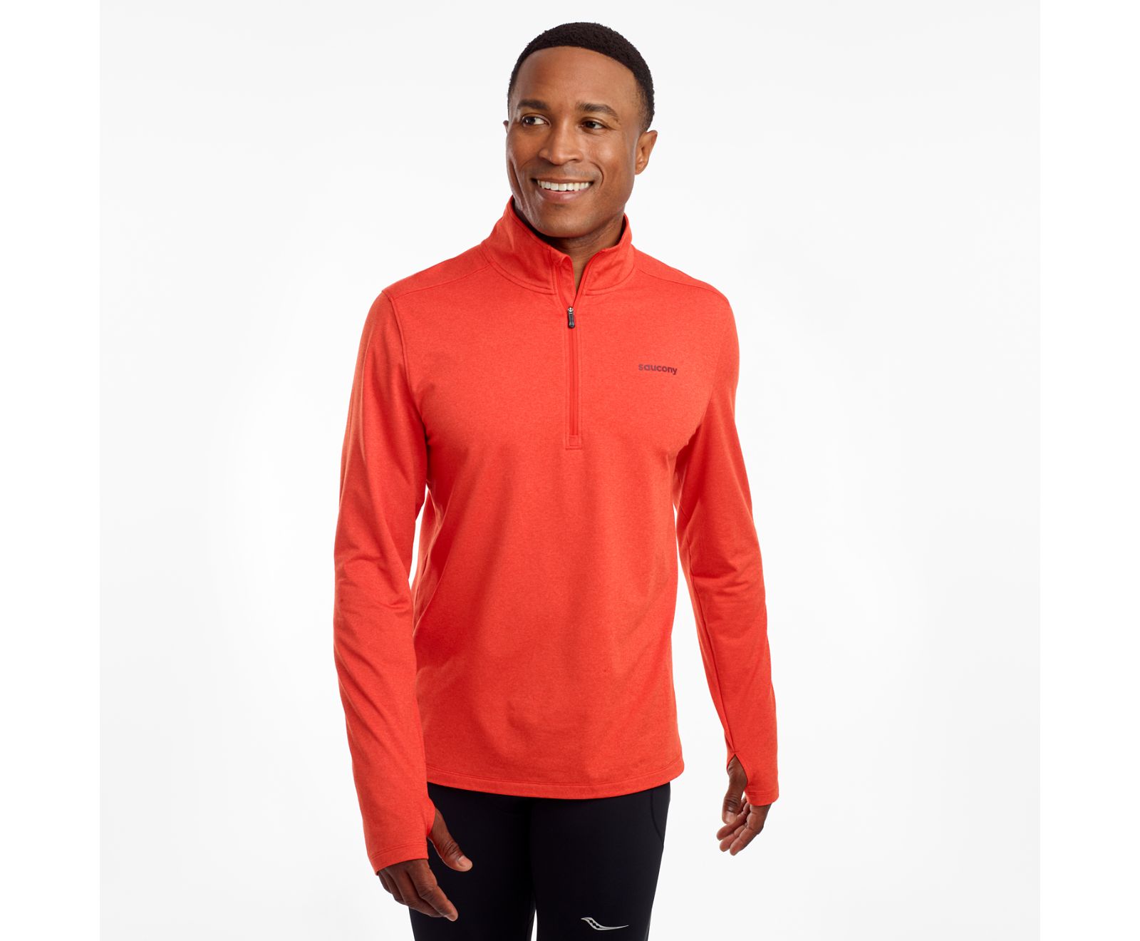 Men\'s Saucony Sunday 1/4 Zip Jackets Rose | Singapore 680RVDW